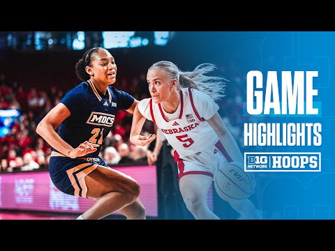 Chattanooga at Nebraska | Highlights | Big Ten Women's Basketball | 12/15/2024