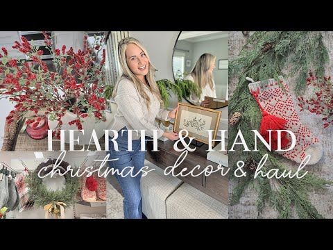 TARGET CHRISTMAS DECOR & HAUL || HEARTH AND HAND CHRISTMAS 2024 SHOP WITH ME