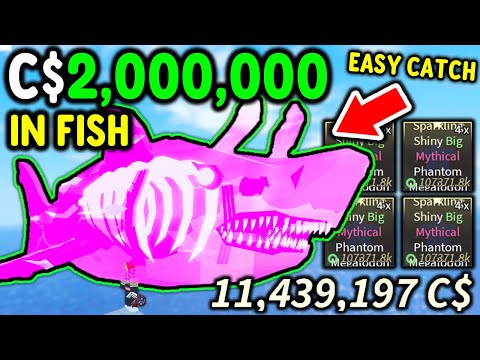 CATCH MOST VALUABLE FISH of ALL TIME WORTH MILLIONS in Roblox Fisch..