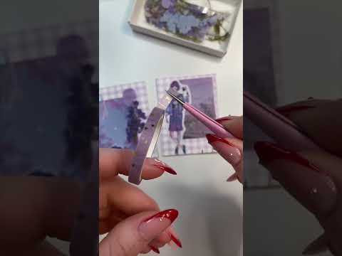 Purple 💜mini scrapbook  #scrapbooking #asmr #aesthetic #collage