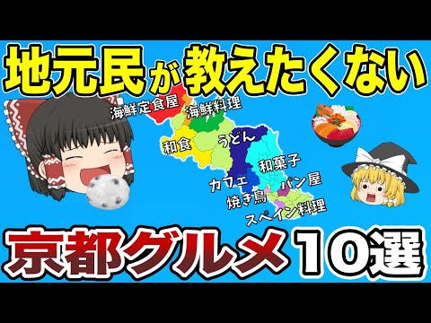 【日本地理】地元民が本当は教えたくない！ガチで旨い京都グルメ10選【ゆっくり解説】