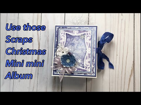 Using those scraps from CCC Virtual retreat | Mini Mini Album | Heartfelt Creations Holiday Star