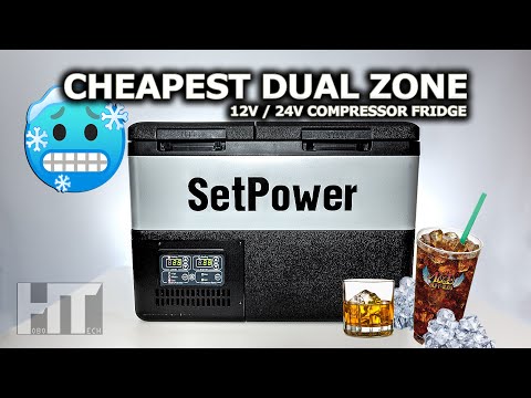 SetPower PT35 | DIRT CHEAP Dual Zone 12v Compressor Fridge Freezer