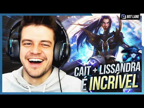 O combo de CAITLYN + LISSANDRA na botlane me SURPREENDEU DEMAIS! 🧁