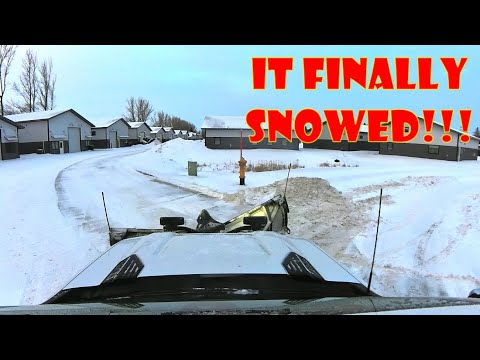 FIRST SNOW PLOWING VIDEO OF THE YEAR!! | About Time...