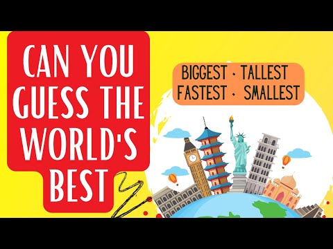 World's Superlatives Quiz: Biggest, Tallest, Fastest, and Smallest Things | Hot Quiz 🌎🏆