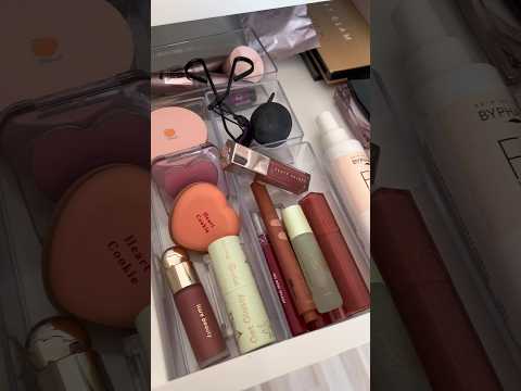 Make up organizing #shorts #organization #beauty #aesthetic #thatgirl #unboxing #makeup #restock