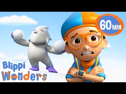 Blippi and Betty the Yeti search for snow ! | Blippi Wonders Educational Videos for Kids