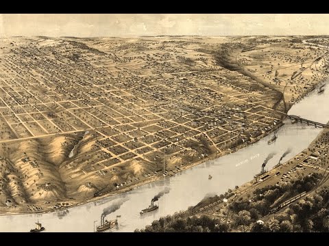 Kansas City Missouri History and Cartography (1869)