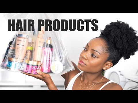 All the NATURAL HAIR PRODUCTS I'm Currently Using!