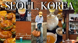 【 韓国 vlog 】ソウルのお洒落スポットと韓国グルメを堪能する旅🤎  可愛い雑貨とコスメ | ロンドンベーグルミュージアム | 広蔵市場 | お土産 | 3泊4日の大人旅