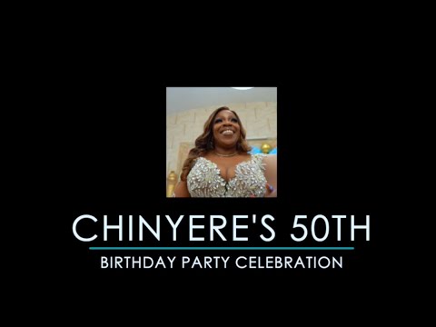 Chinyere's Golden Birthday Celebartion in London.