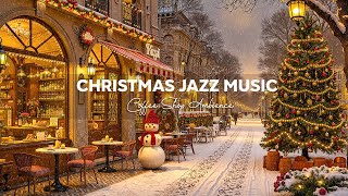 Stress-Free with Jazz Relaxing Music at Cozy Christmas Coffee Shop Ambience ~ Christmas Jazz Music