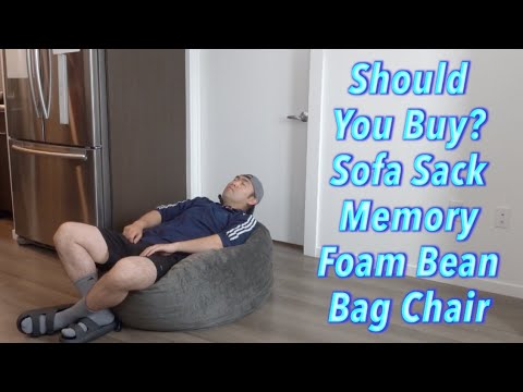 Should You Buy? Sofa Sack Memory Foam Bean Bag Chair