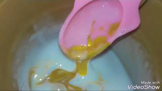 《今日手做》第一次用白膠做slime