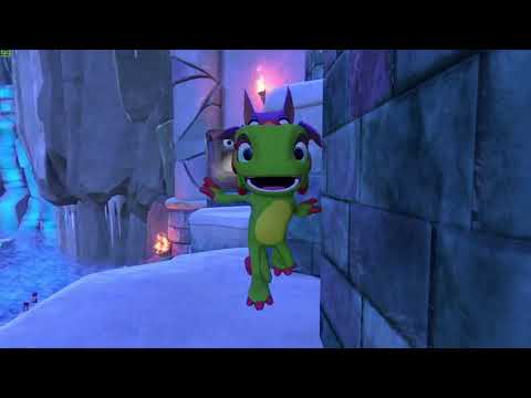 Yooka Laylee - Glitterglaze Glacier and opening the next Grand Tome in Hivory Towers