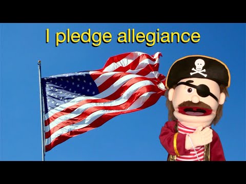 PLEDGE OF ALLEGIANCE FOR CHILDREN | preschool, distance learning, kindergarten, grade school