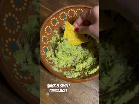 Today on the Homestead: Quick Fix Guacamole | Simple & Savory Easy Dip Recipe #shorts