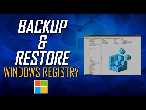 How to Backup and Restore the Windows Registry