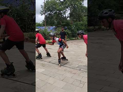 1 lap skating race #vairal #skatinglover #olympicsport