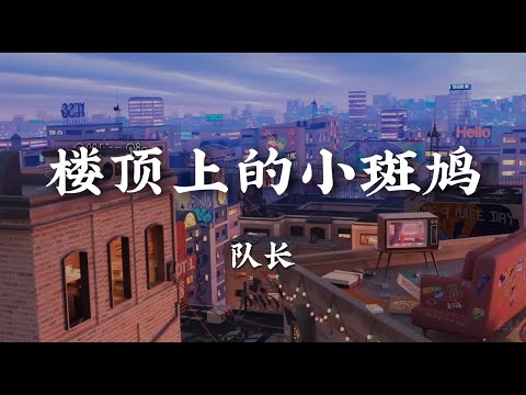 楼顶上的小斑鸠 - 队长【要疯了又翻到你紫色的外套 舍不得丢掉 怕你回来冷到 霓虹的街 慌乱一撇 再也没有忘掉雨中的夜】【动态歌词版】