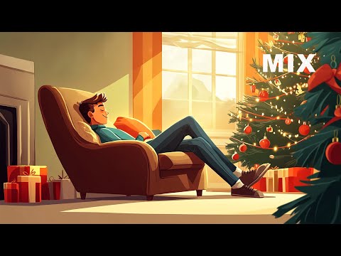 Relaxing Instrumental Christmas Music & Fireplace Sounds | Christmas Carols | Fireplace Sounds