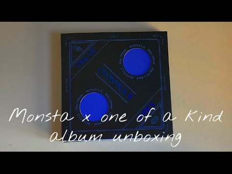 MONSTA X one of a kind album unboxing ( version 2 )