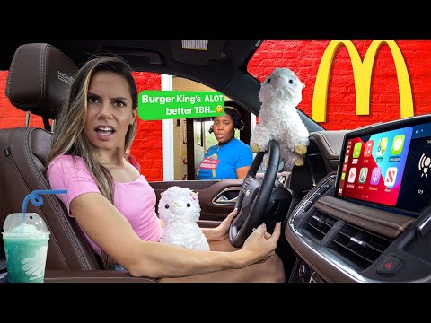 I Let Drive Thru Workers PICK What I EAT for 24 HOURS !