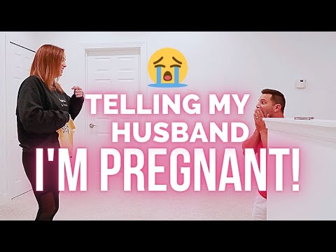 Telling my husband I'M PREGNANT *He had NO IDEA!*