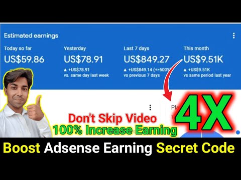 increase AdSense revenue High CPC ads Secret 4X | make money with google ads | Make money online