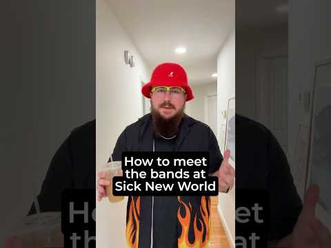 How to Meet Bands at Sick New World #sicknewworld #metallica #numetal