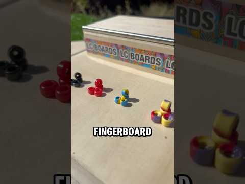 $1 VS $30 FINGERBOARD WHEELS #lcboards #fingerboard #fingerboarding #skate #skating #skateboard#diy