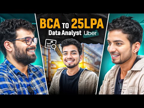 BCA (Distance) to 25LPA | Customer support to Data Analyst at Uber