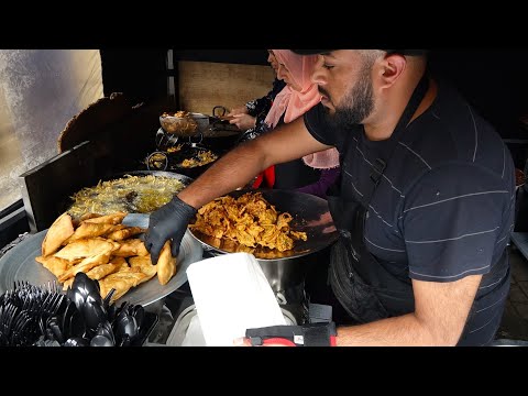 Aloo Samosa for £1 | 6 Pakoras for £2 | Samosa Chaat | "Desi Canteen" | Cannon Mills Market Bradford