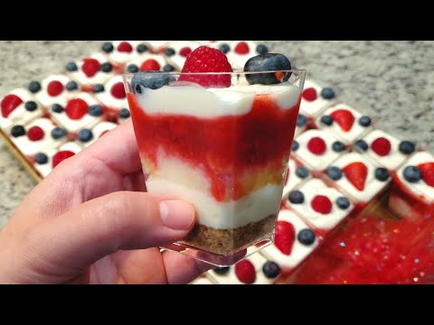 No-bake Strawberry Cheesecake Dessert Cups! | Amazing Mini Desserts!