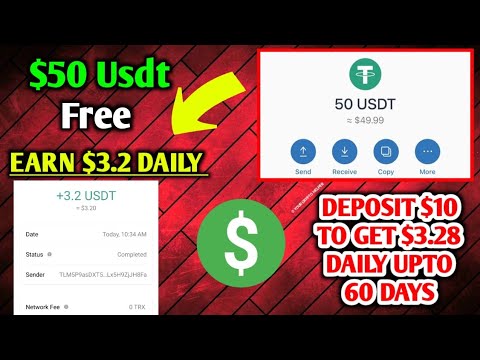 Best free dollar crypto earning app today $50 🤑usdt free no investment🔥Best Usdt earning App today ✅