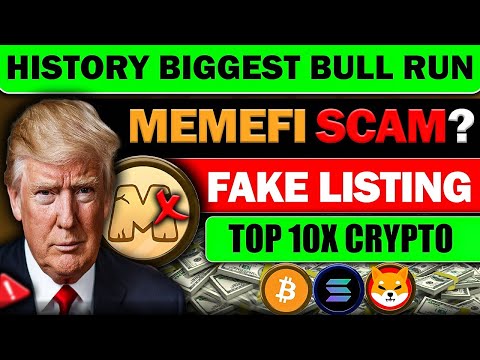 Biggest Bull Market Coming 👀 TOP Crypto To Buy | Memefi Listing Cancel ❌