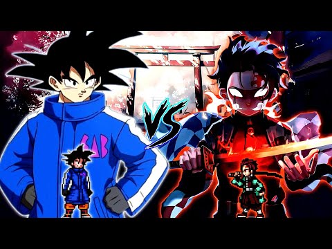 Goku TB V2 (New) VS Tanjiro V3 (all form) in Jump Force Mugen