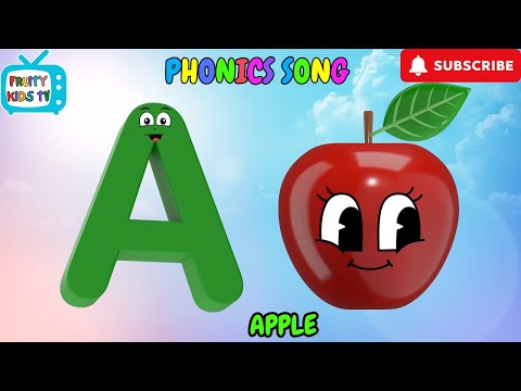 Phonics Fun Learning Sounds for Toddlers and Babies | ABC SONG | A for Apple |  Nursery Rhymes | ABC