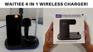 WAITIEE 4 In 1 Wireless Charger Review!