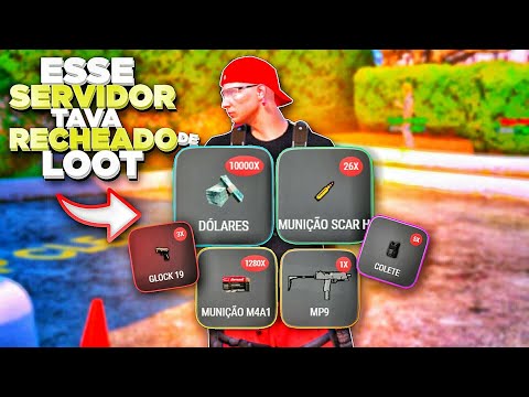 FARMEI NESSE ESQUEMA E RENDEU MUITO LOOT com MOD MENU GTA RP