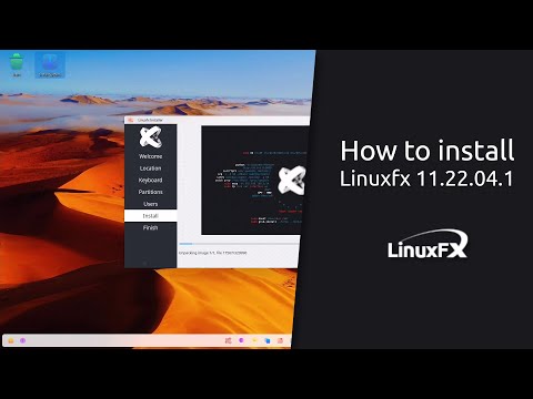 How to install Linuxfx 11.22.04.1