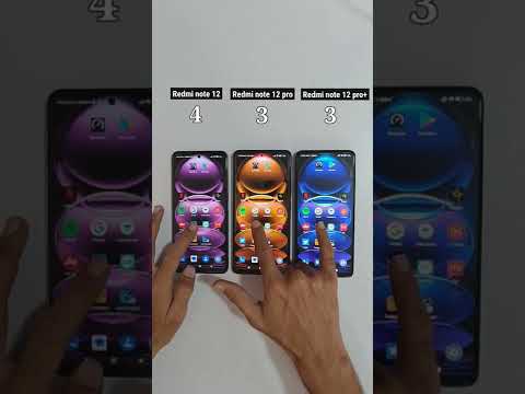 Redmi Note 12 vs Note 12 Pro vs Note 12 Pro+ SPEED TEST #shorts #redmi #viral