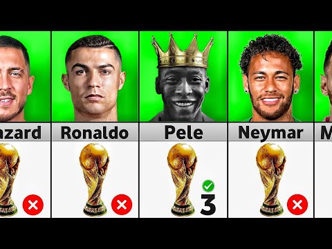 The Greatest Footballers but NEVER won WORLD CUP