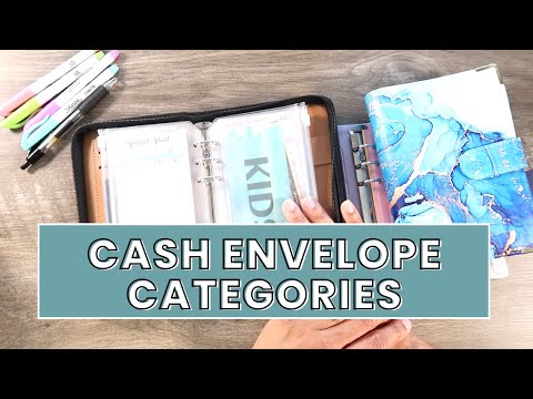 CASH ENVELOPE CATEGORIES FOR BEGINNERS | Cash Budgeting Tips