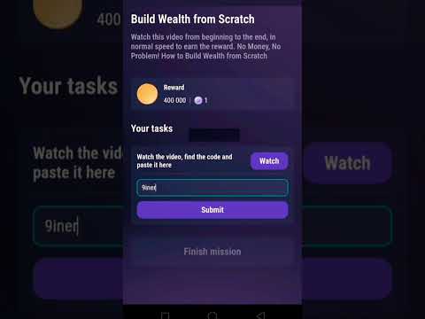 Build wealth from scratch | Tapswap code | Tapswap code today build wealth from scratch