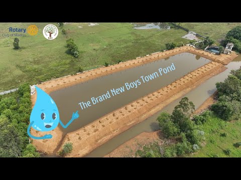 E.F.I's brand new Pond at Rotary Boys Town