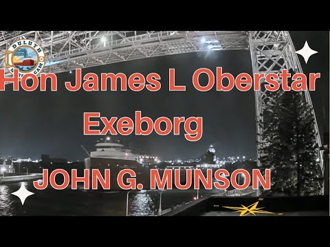 Hon James L Oberstar, Exeborg, & John G Munson in Duluth 10/22/2024