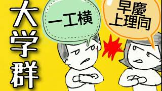 大学群　自分に都合の良い大学群を作りまくる【鈴木さんちの貧しい教育】