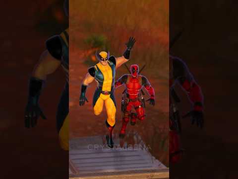 I recreated Deadpool & Wolverine’s Trailer in #Fortnite Part2💛♥️#deadpool #wolverine  #crystaleena